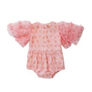 JessaKae Pink Floral Kids One Piece